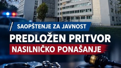 Predložena mjera pritvora za Nermina Husića (51) iz Banovića zbog nasilničkog ponašanja