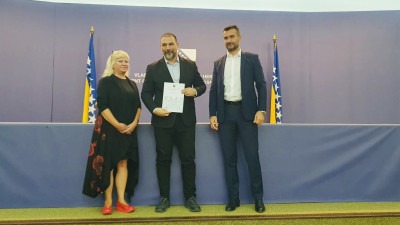 Boris Balta dobio priznanje Vlade FBiH: Nakon evropskih medalja u Rimu i dva zlata u Milanu, novo priznanje za Tuzlaka