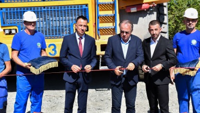 Foto: Nikšić i Lakić u RMU Banovići: Nova mehanizacija vrijedna 15 miliona KM