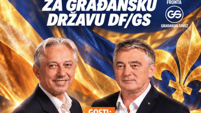 Demokratska fronta TK vas poziva na Centralni predizborni skup u Tuzli