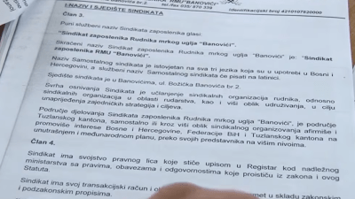Video: Sukob u sindikatu RMU Banovići uzdrmao lokalnu SDA