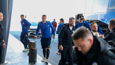 Nogometni reprezentativci BiH ukrcali se na let za Varšavu, u petak protiv Poljske u Ligi nacija