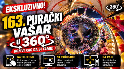 Video/Purački vašar kao nikada do sada: 163. izdanje tradicionalnog vašara predstavljeno u 360° tehnologiji