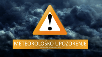 Narandžasti meteoalarm u BiH: Danas do 120 litara kiše po kvadratu, u petak temperatura pada do nule