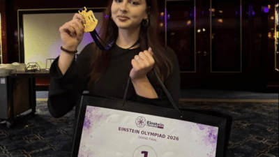 Foto: Iman Kurtović iz Tuzle zlatna na globalnoj Einstein olimpijadi u Berlinu
