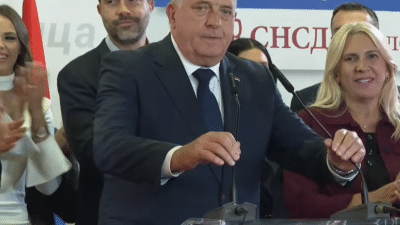 Video: Dodik proglasio pobjedu Minića i Cvijanović na izborima
